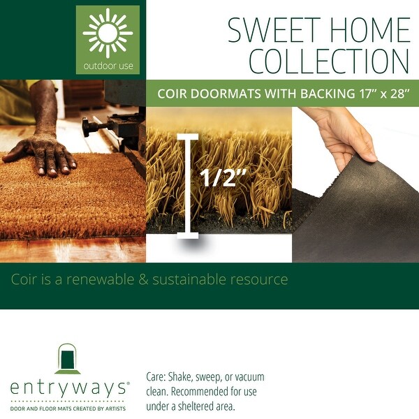 Entryways Hocus Pocus Coir Doormat