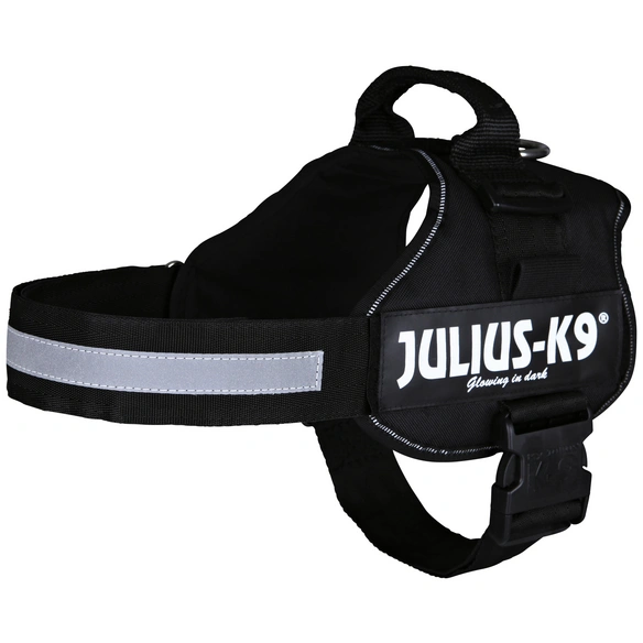 Hunde-Geschirr, 1/L, Nylon, schwarz