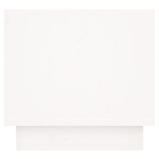 NNEVL Bedside Cabinets 2 pcs White 35x34x32 cm Solid Wood Pine