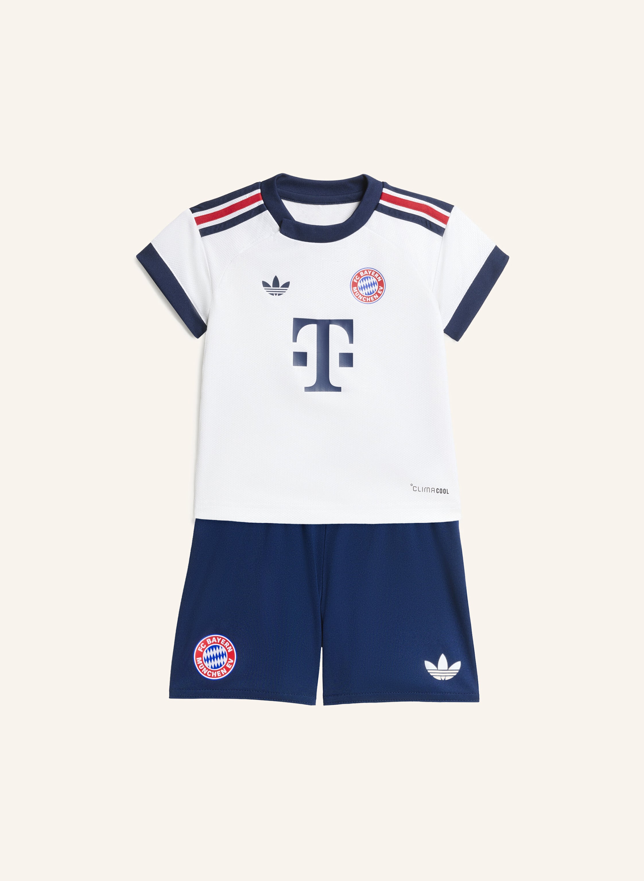 adidas FC BAYERN MÜNCHEN 26/27 MINI-AUSWÄRTSAUSRÜSTUNG