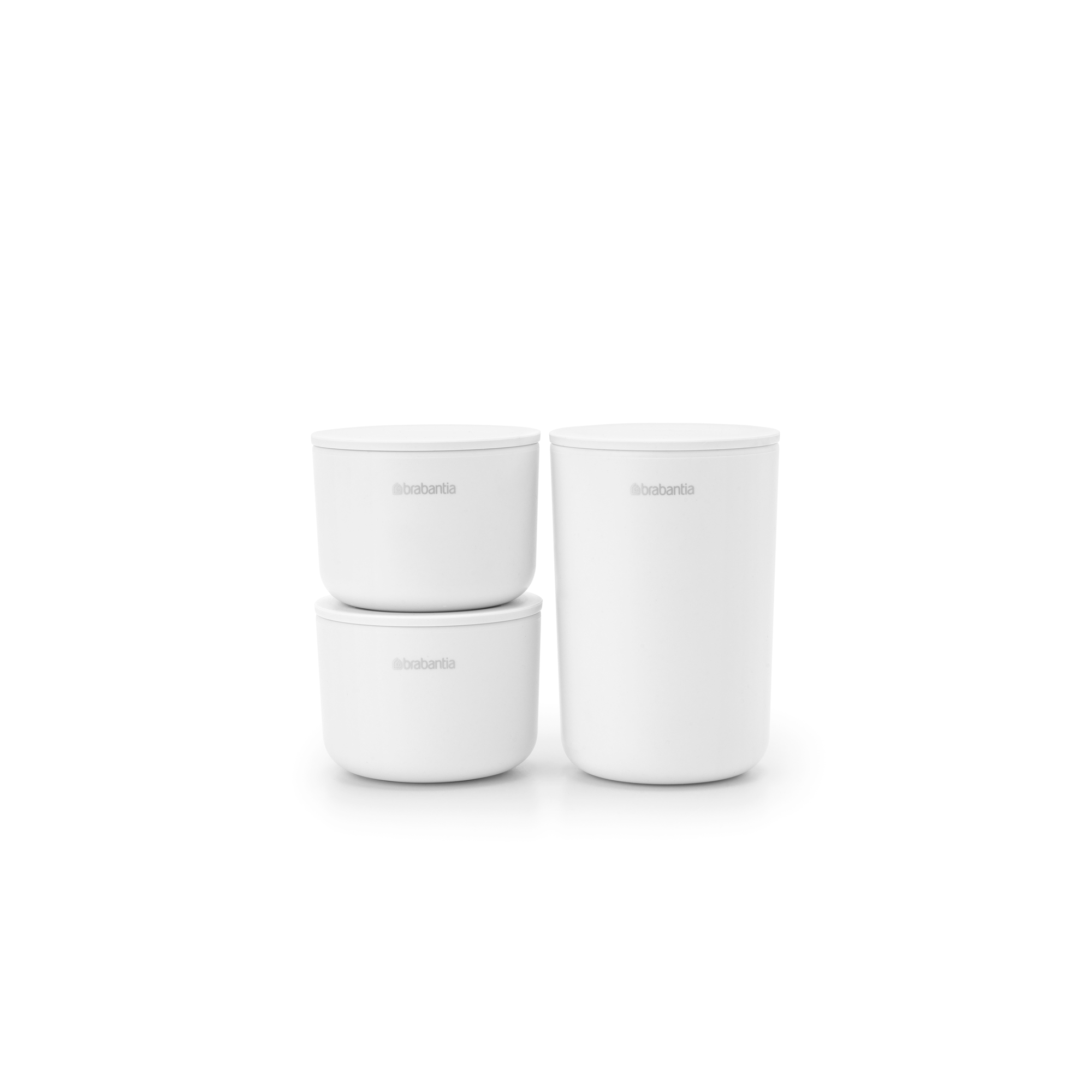 Brabantia Opbergbakjes, set van 3 - White