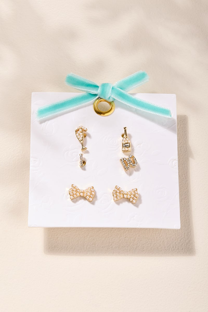 I Do Stud Earring Set
