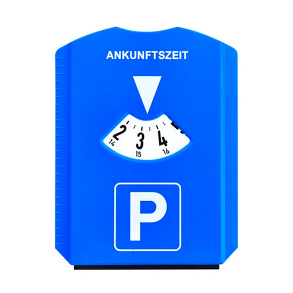 Parkscheibe, blau