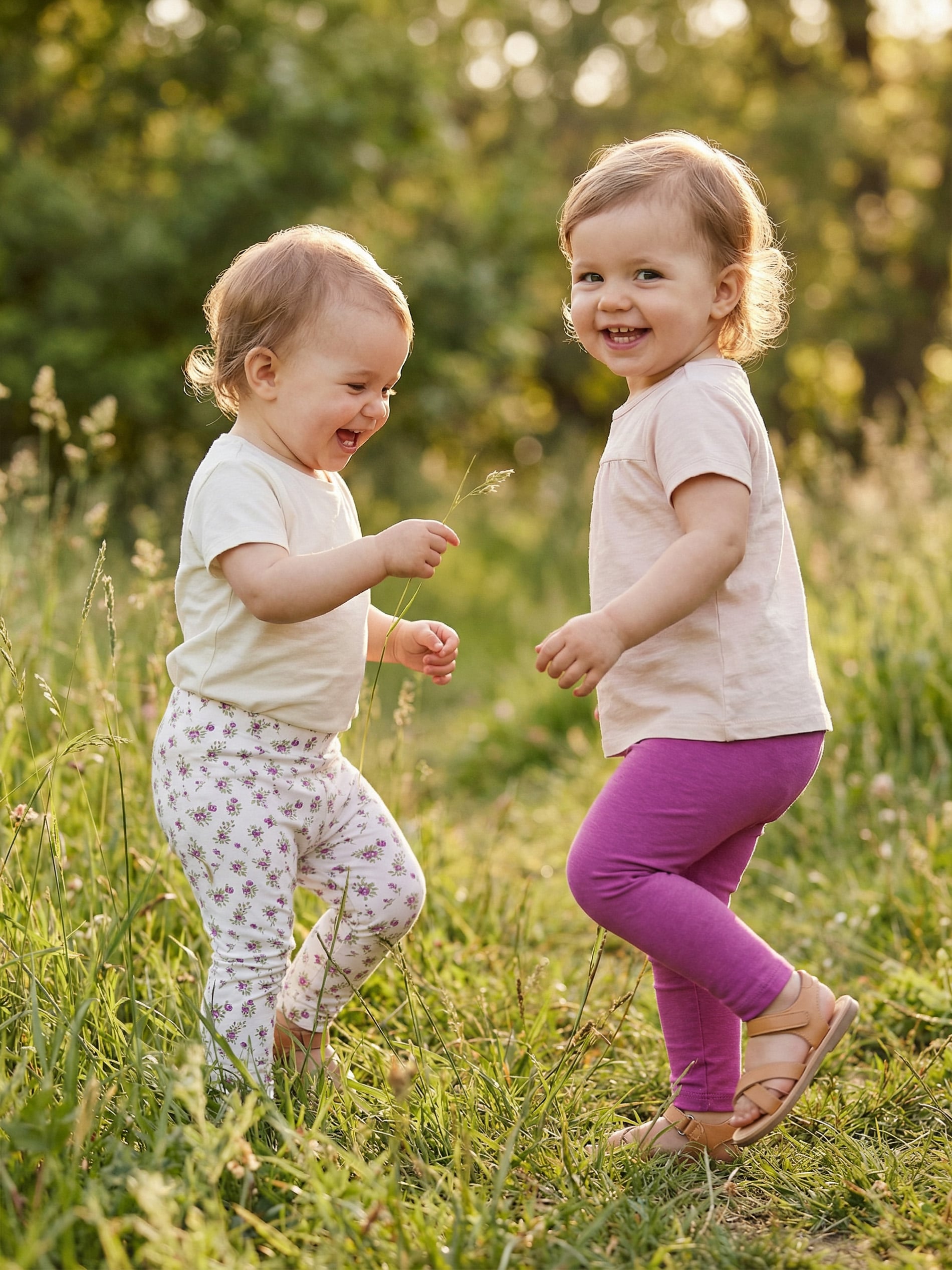 Bawełniane legginsy 2 pack