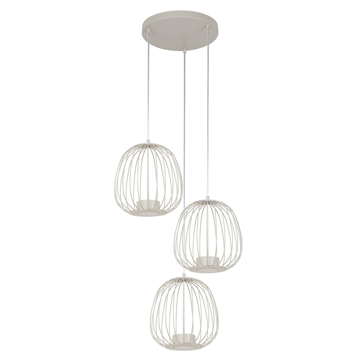 Lampa wisząca szary beż BELL PLUS 3xGX53x12W Sigma Lighting