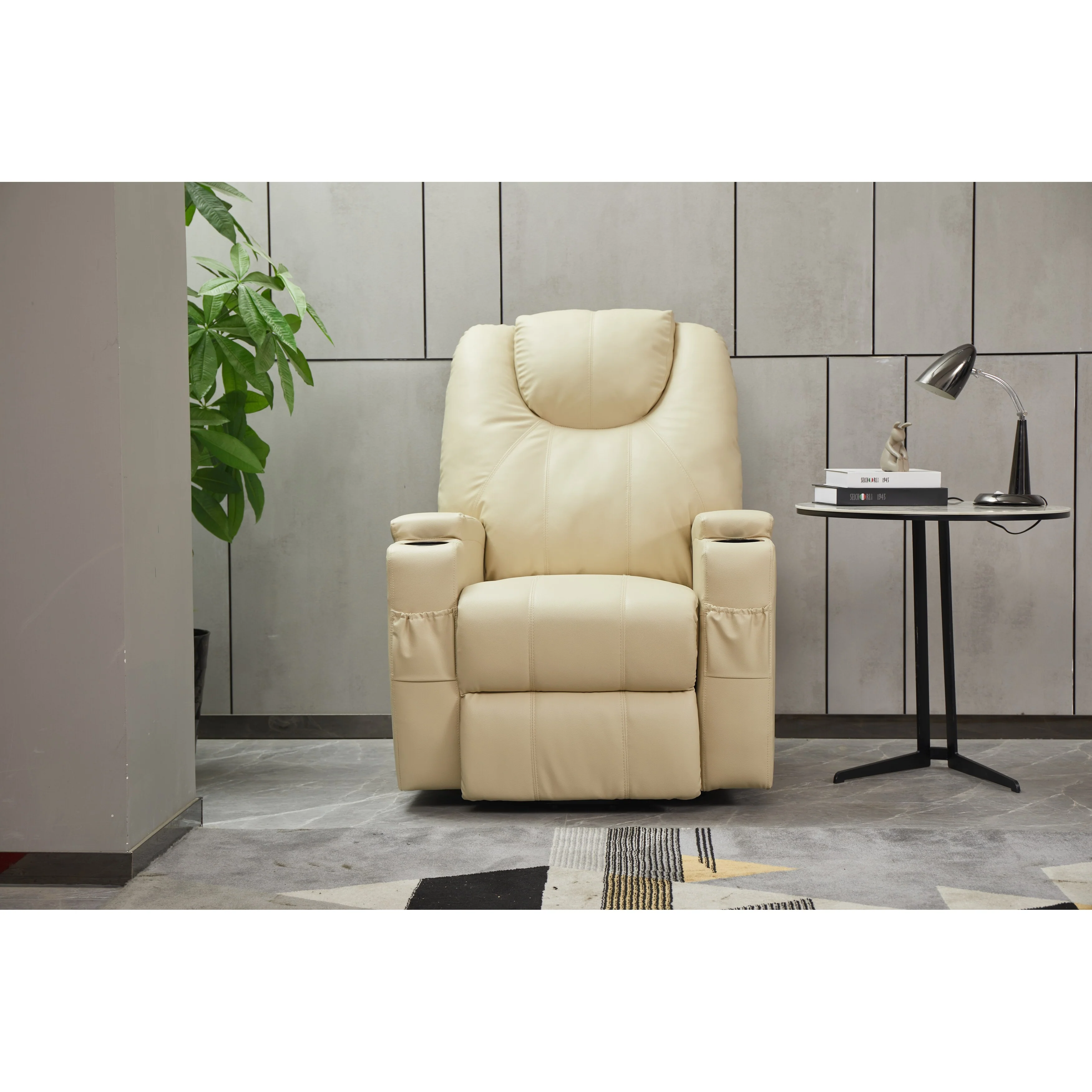 Power Lift Recliner Chair PU Leather for Elderly
