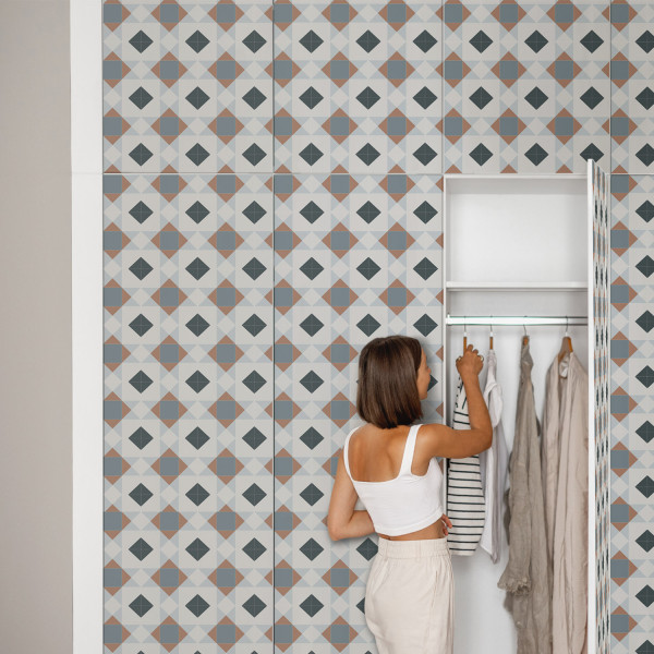 Folia meblowa Nowoczesny układ 50x100 Okleina samoprzylepna DIY