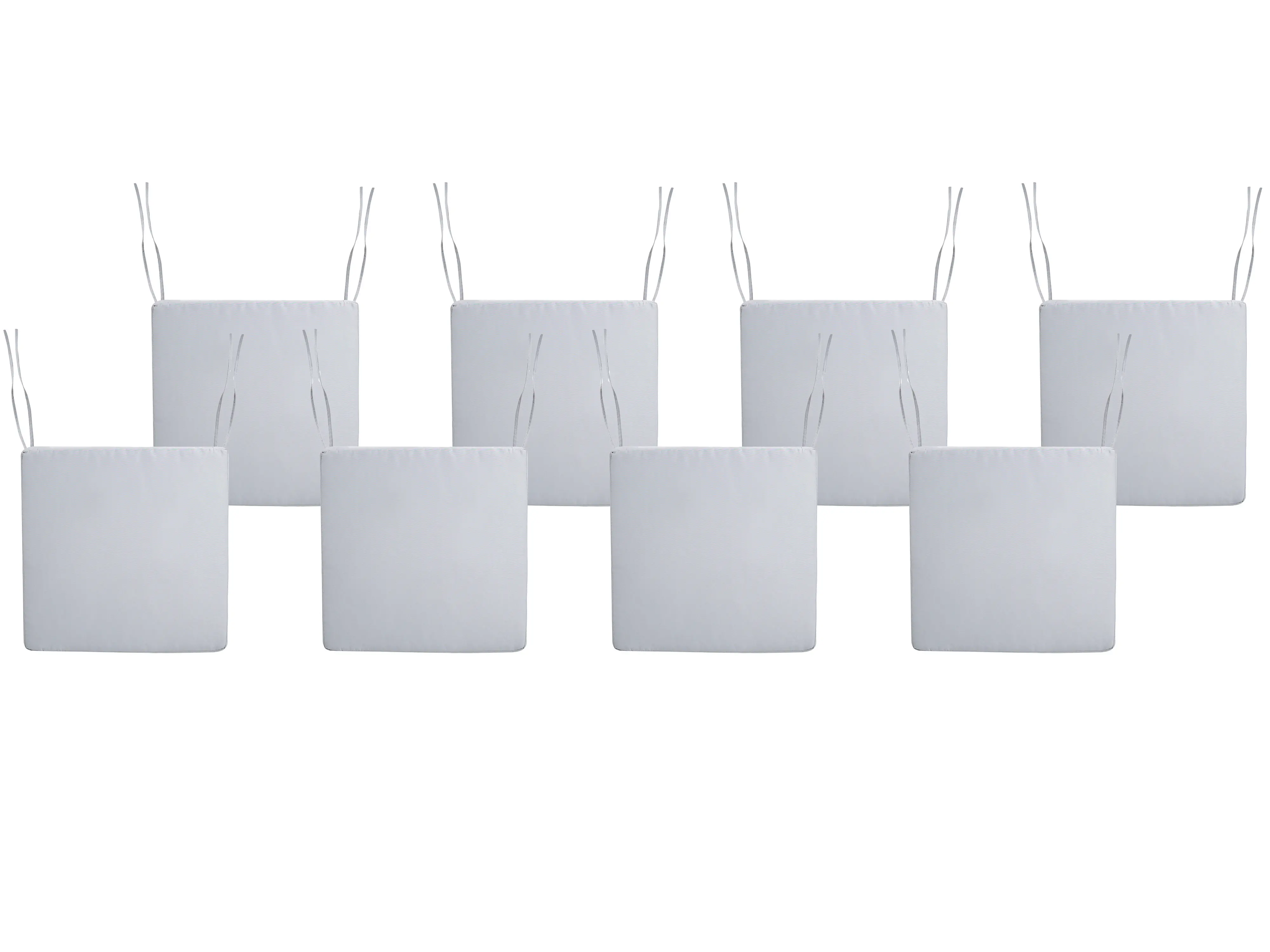 Garden Chair Cushion SASSARI PREMIUM 46 x 46 cm Light Grey