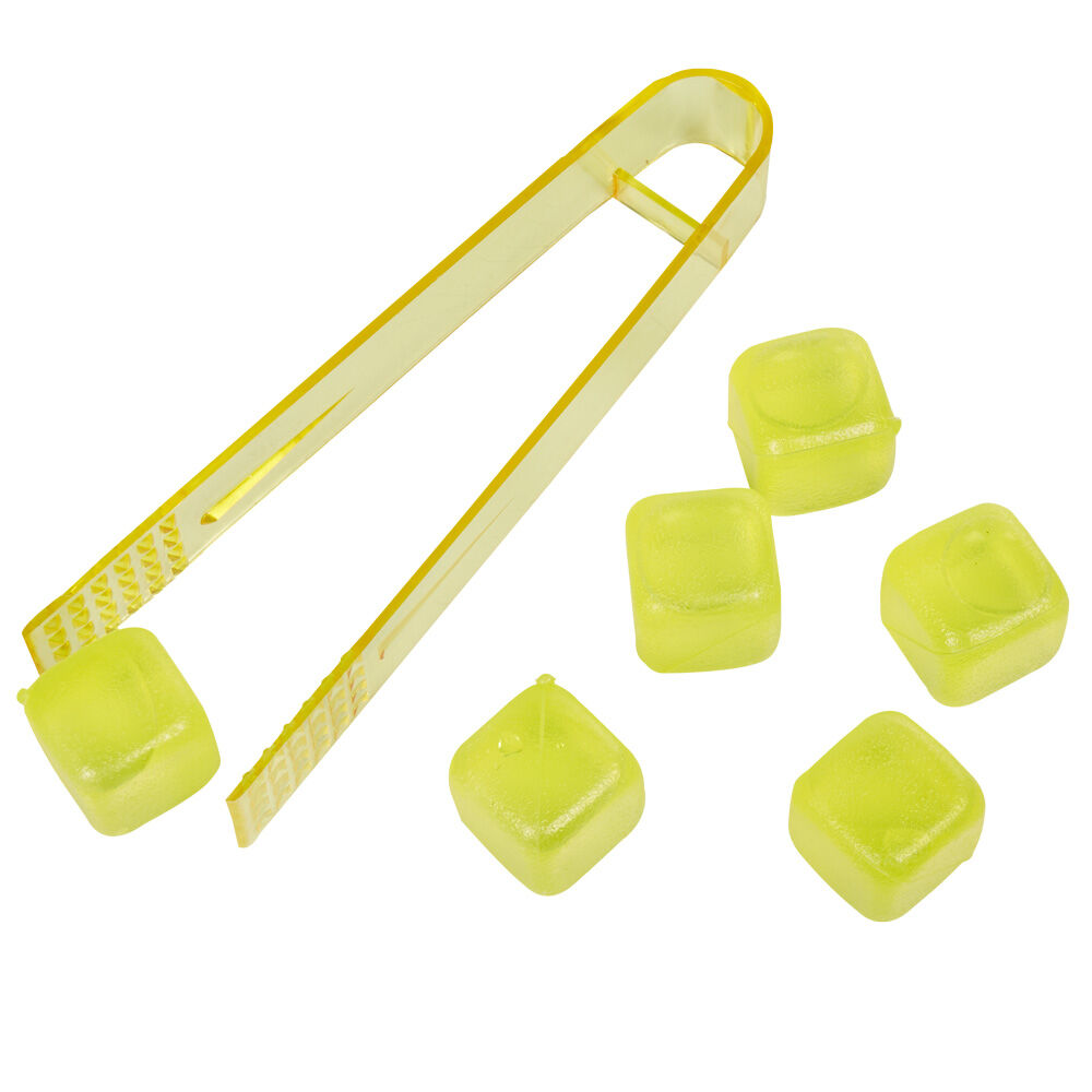 Pince et glaçons réutilisables