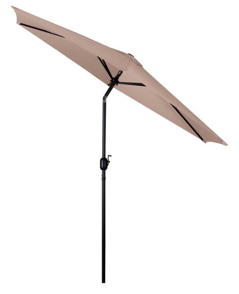 Duży parasol ogrodowy 300cm balkonowy składany   pokrowiec Plonos