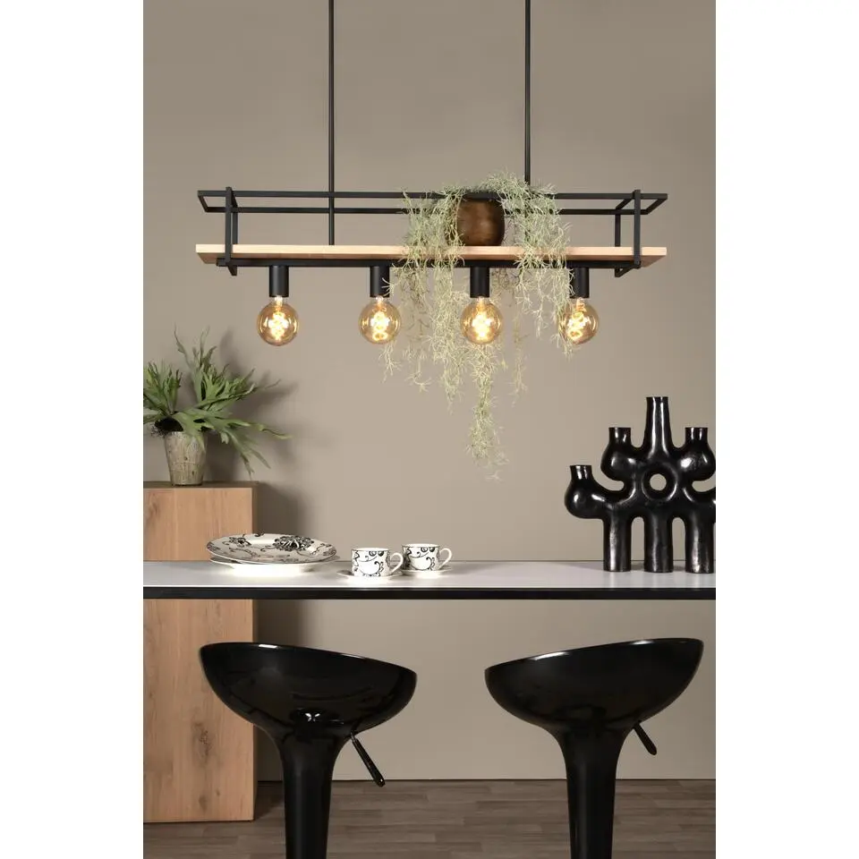 Lucide MILONGA Hanglamp - Zwart