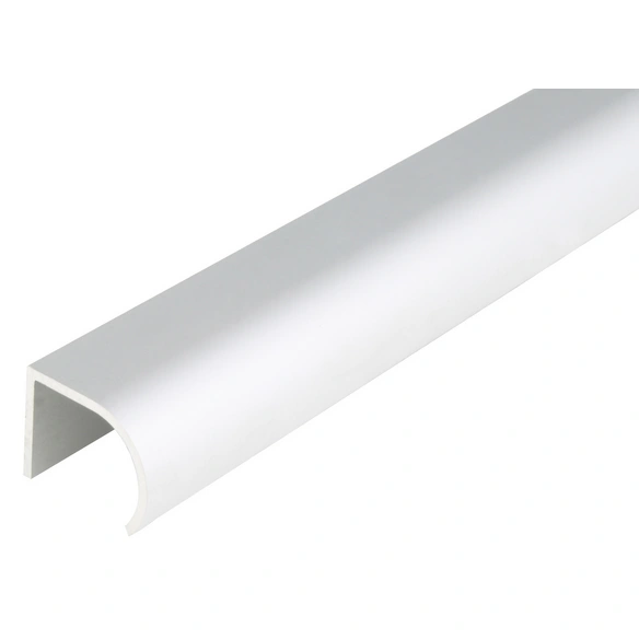 Griff-Profil, LxBxH: 1000 x 19 x 25 x 1,75 mm, silberfarben