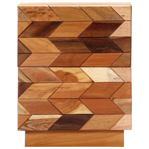 NNEVL Bedside Cabinet 40x30x50 cm Solid Reclaimed Wood