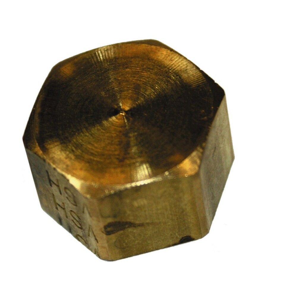 SLUTTMUFFE MESSING 1/2"