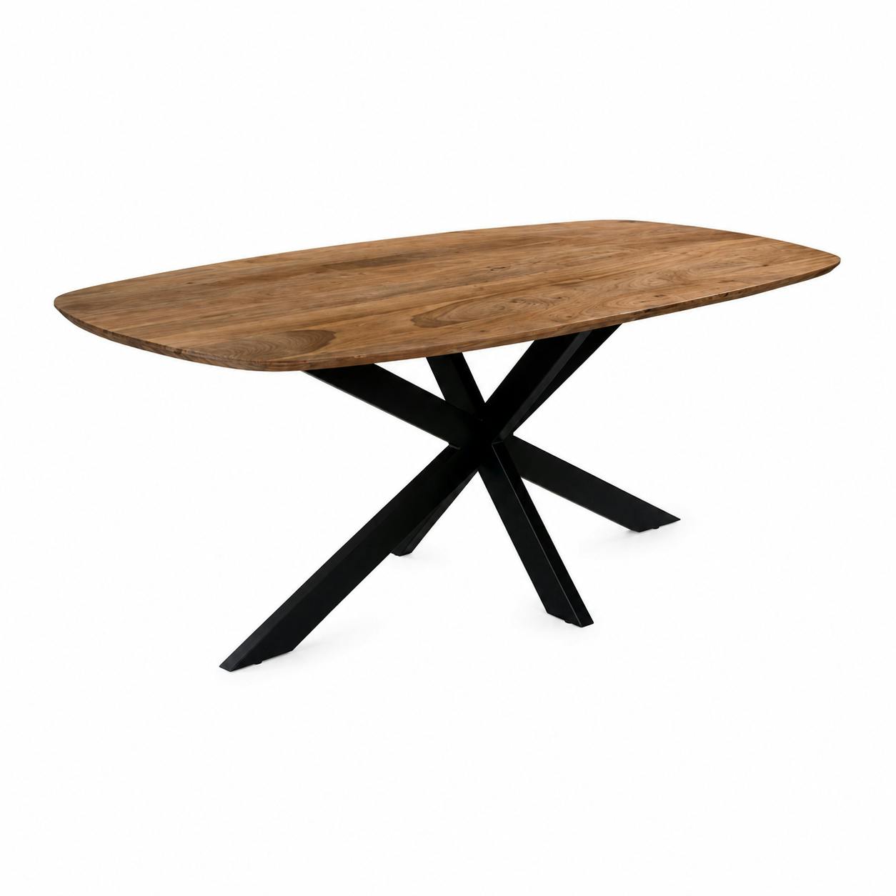 Table à manger bois design organique 200 cm CANYON