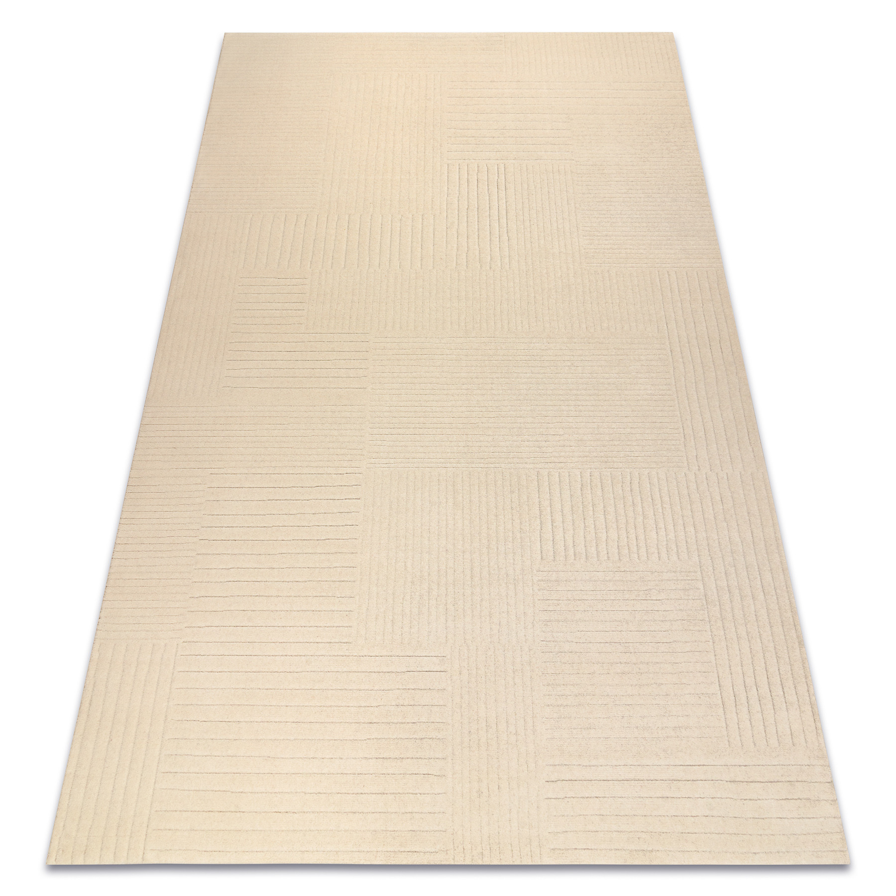 Dywan TEXTURA 488.10.LA100 wełniany OSTA - Linie, geometryczny 135x200 cm