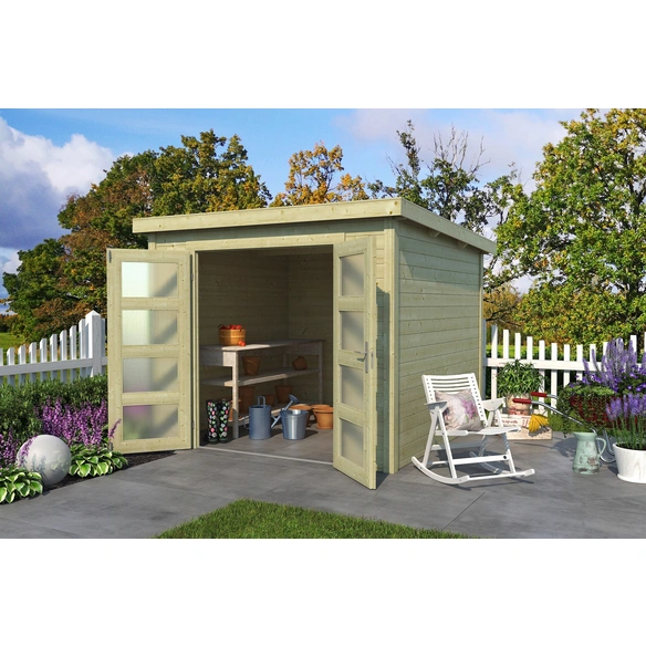 Gartenhaus »Zambezi 6«, Holz, BxHxT: 320 x 210,9 x 274,7 cm (Außenmaße inkl. Dachüberstand)