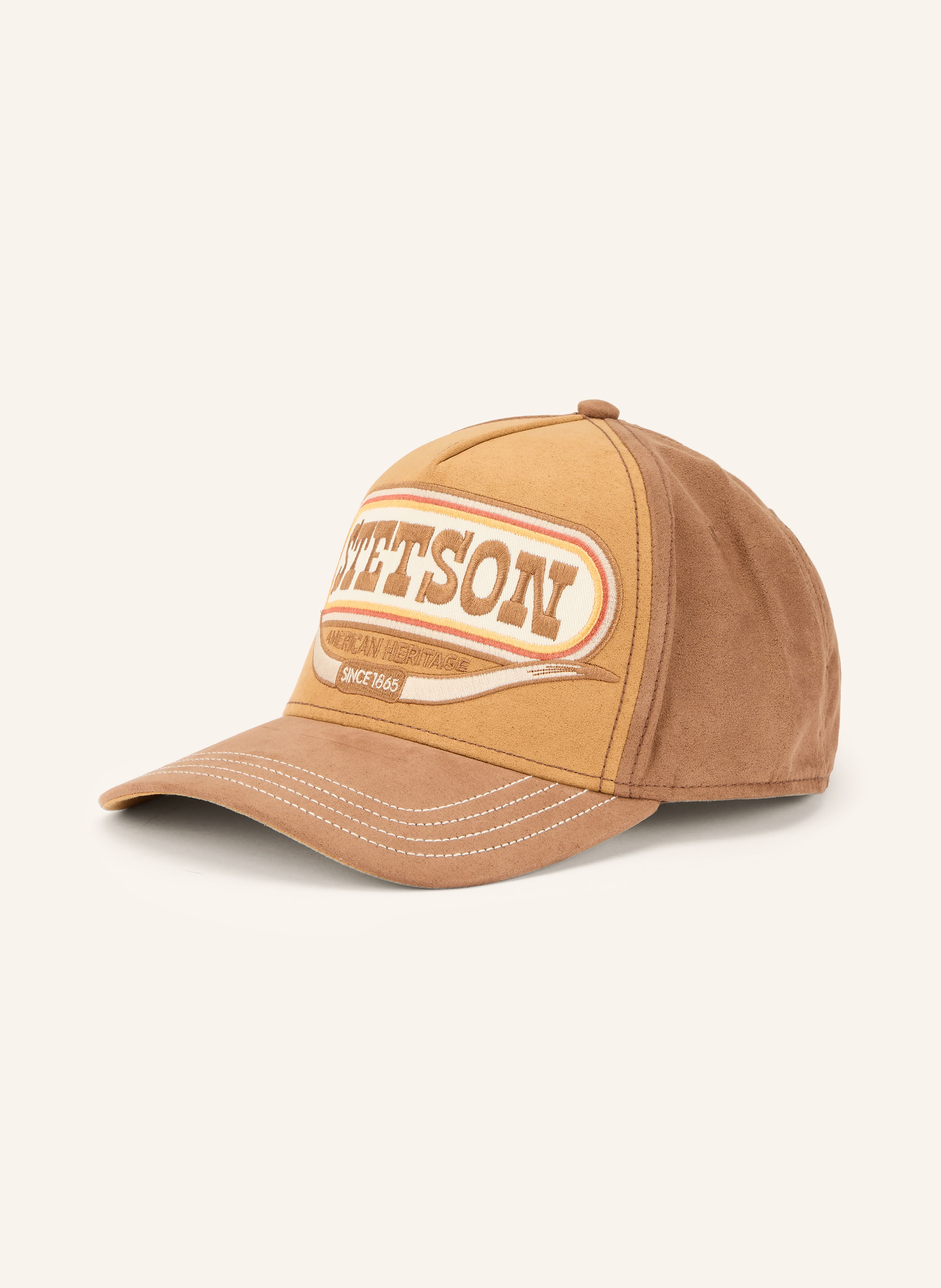 STETSON Cap in Lederoptik