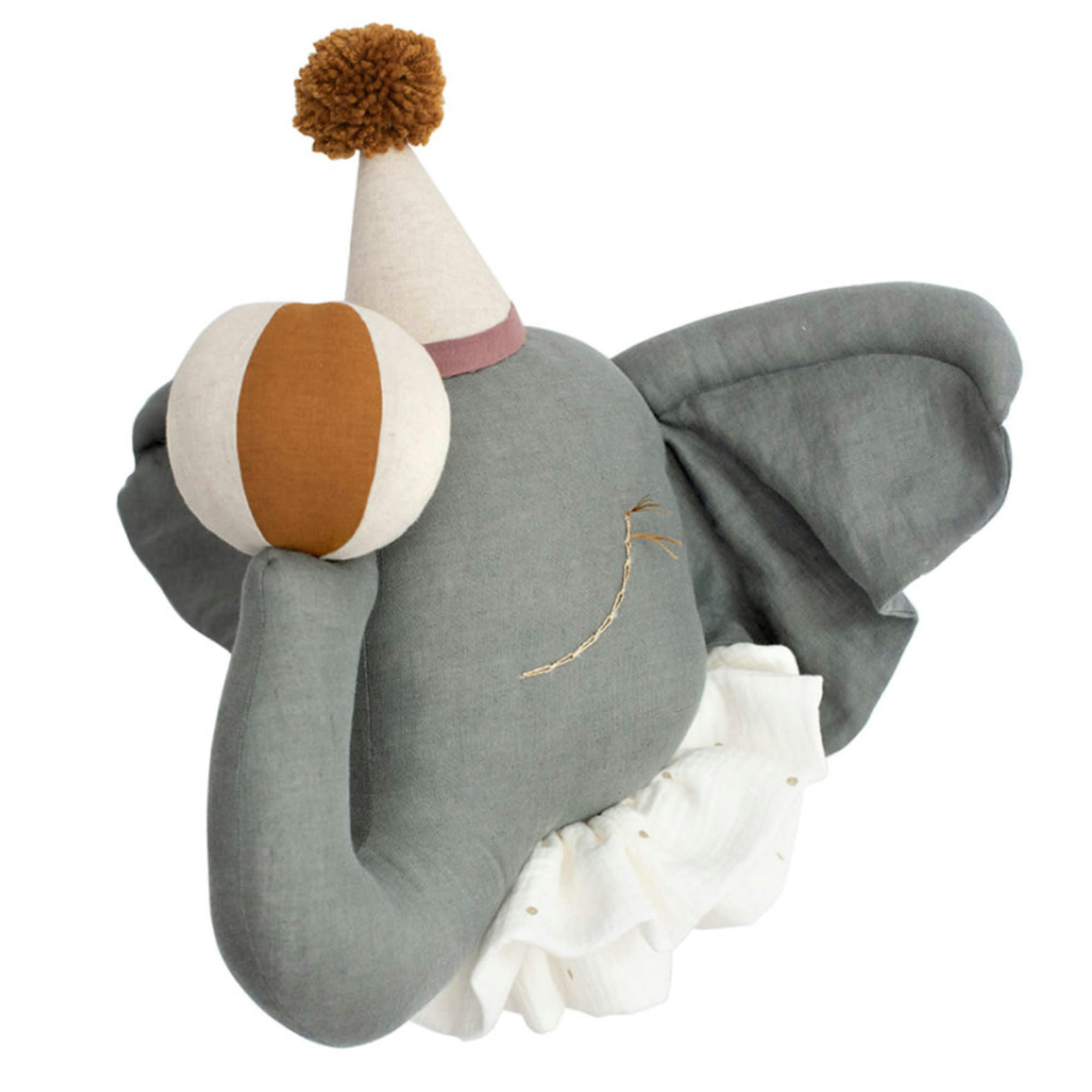 CIRCUS - Trophée en peluche Éléphant