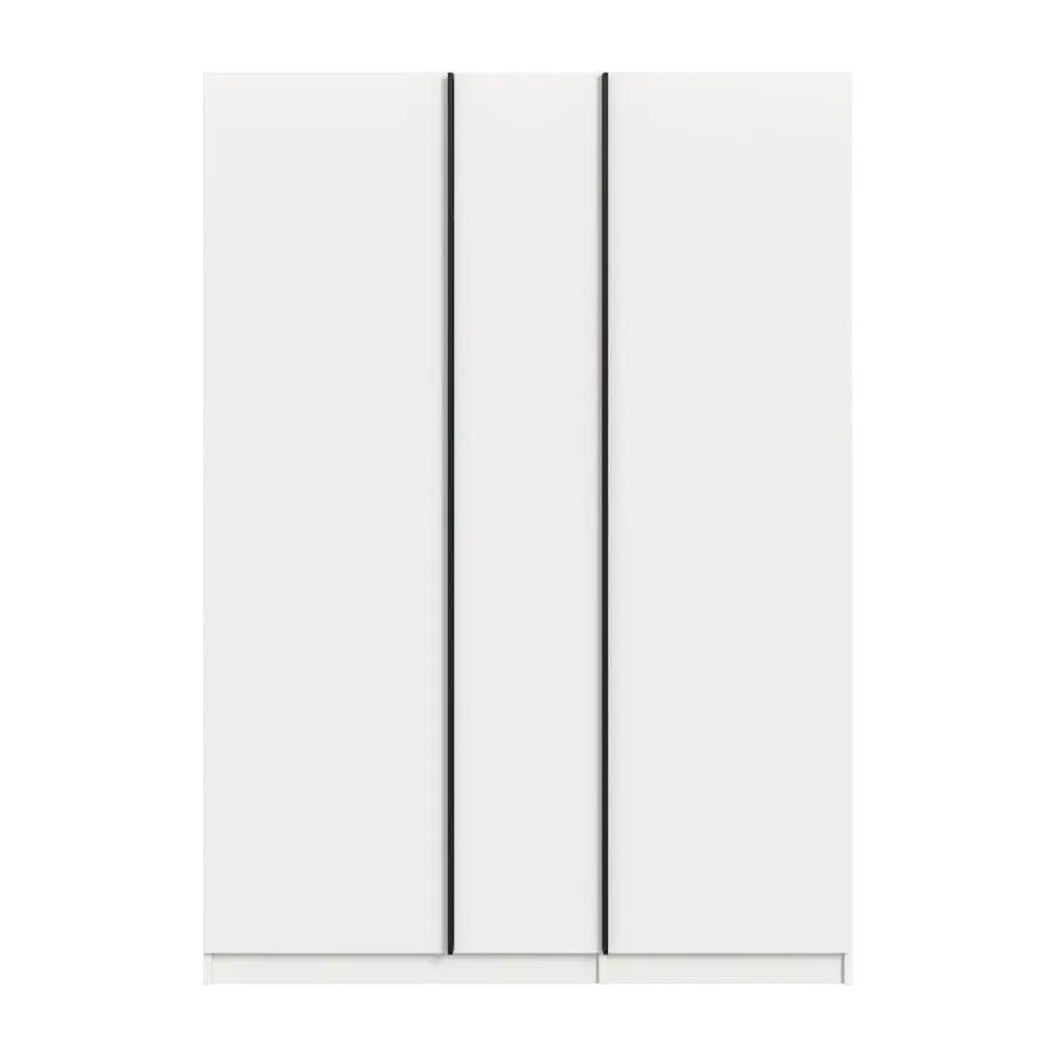 Hioshop Oakland kledingkast 3 deuren wit