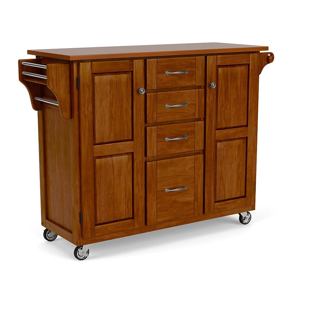 Create-a-Cart Brown Kitchen Cart - 48' x 18' x 36'