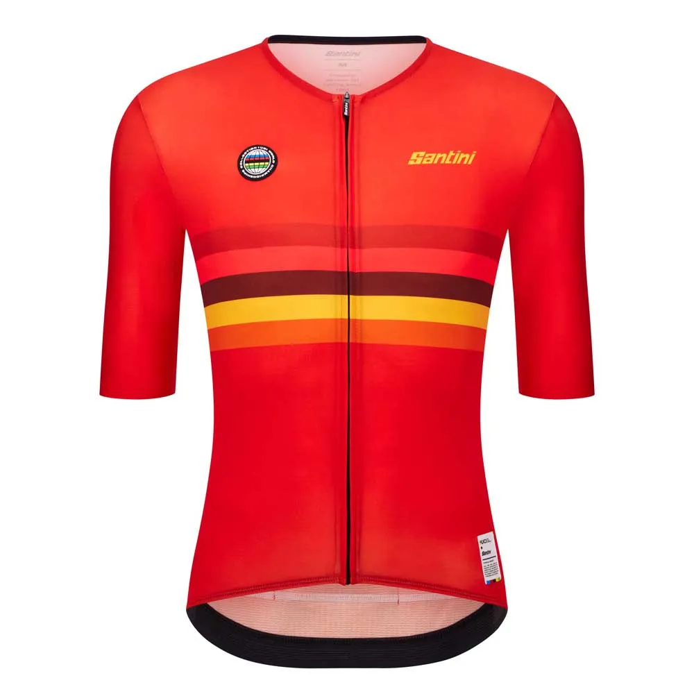Santini UCI World Champion Spain 2025 short sleeve jersey
