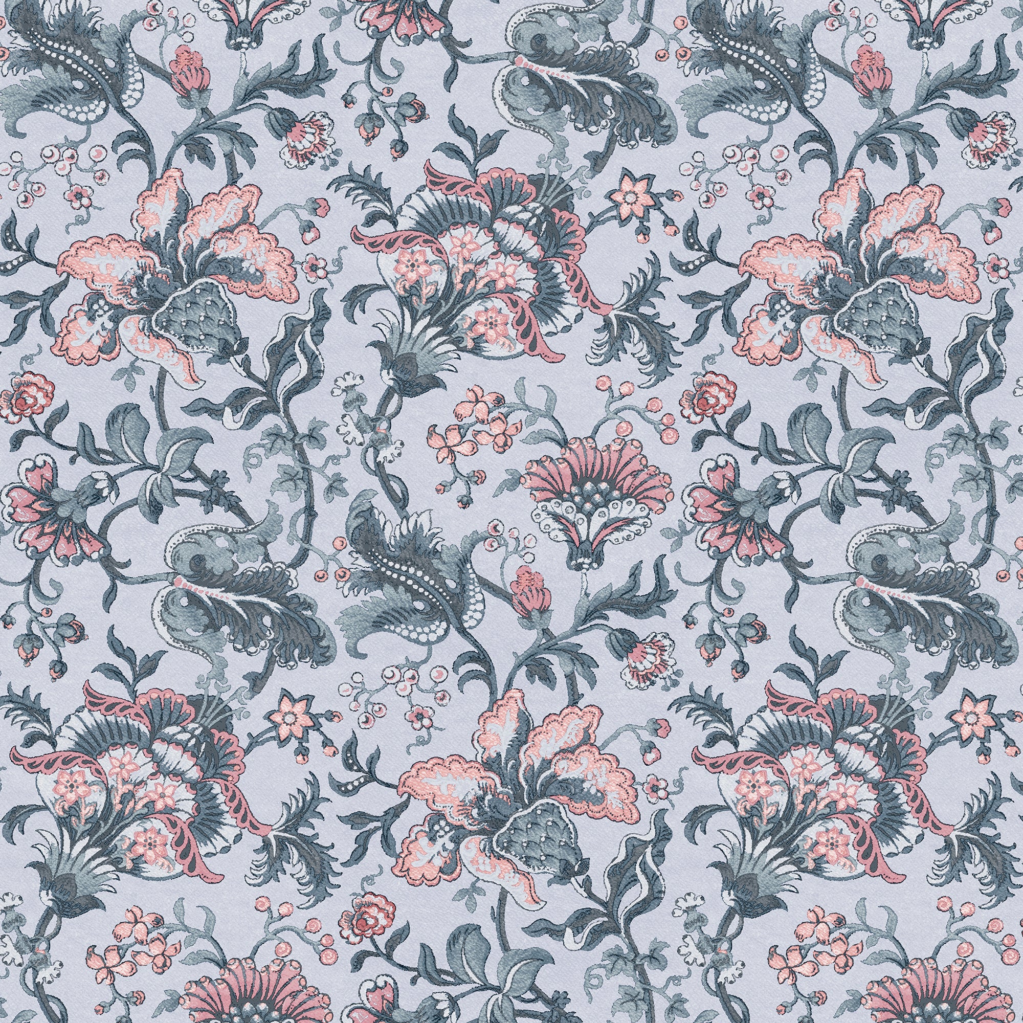 Laura Ashley Vliesbehang - Portia Pale Slate - 10mx52cm
