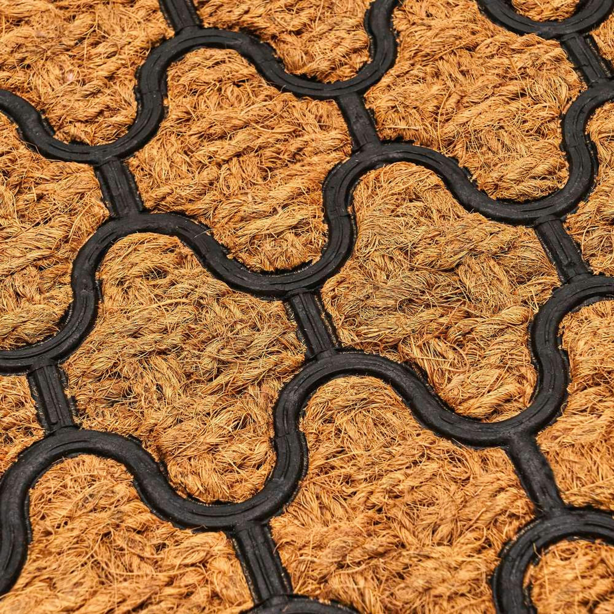 - Paillasson en caoutchouc et fibres de coco 60x40cm