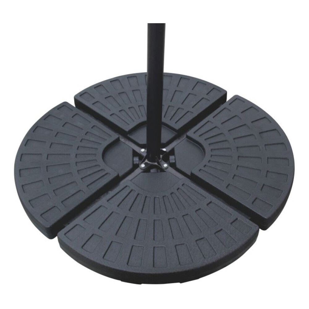 PARASOLLFOT SUNFUN FYLLBAR 52/66KG SVART