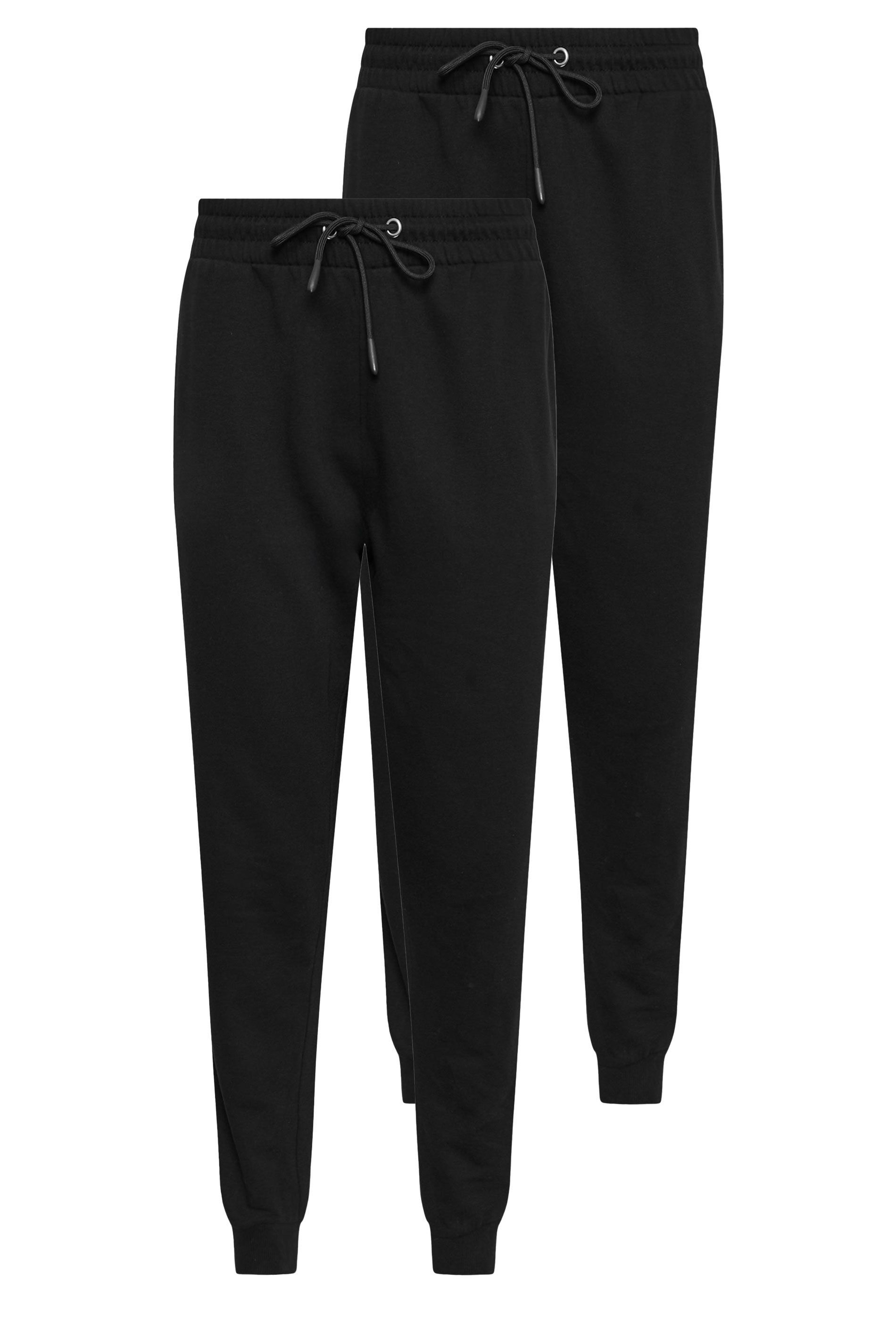 M&Co 2 Pack Cuffed Drawstring Joggers