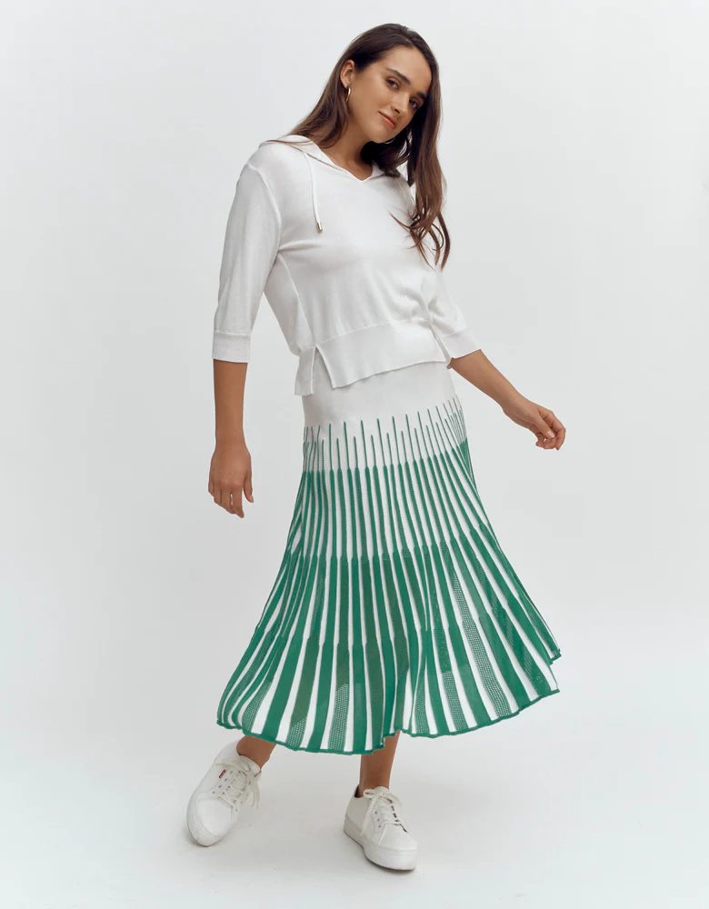 Jupe maille fléchée ILOVENY/87277/861