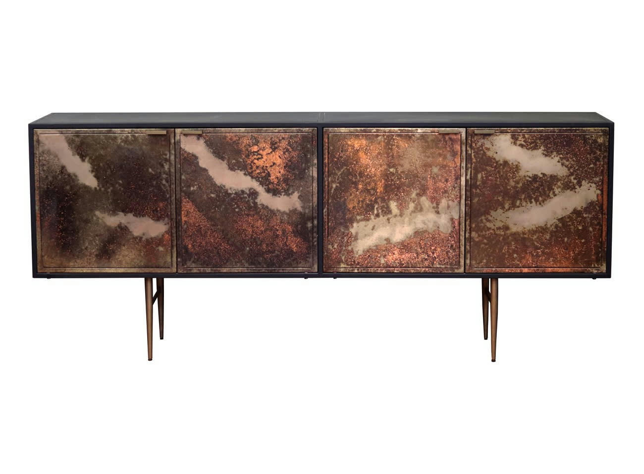 COMETE - Meuble TV acier L183