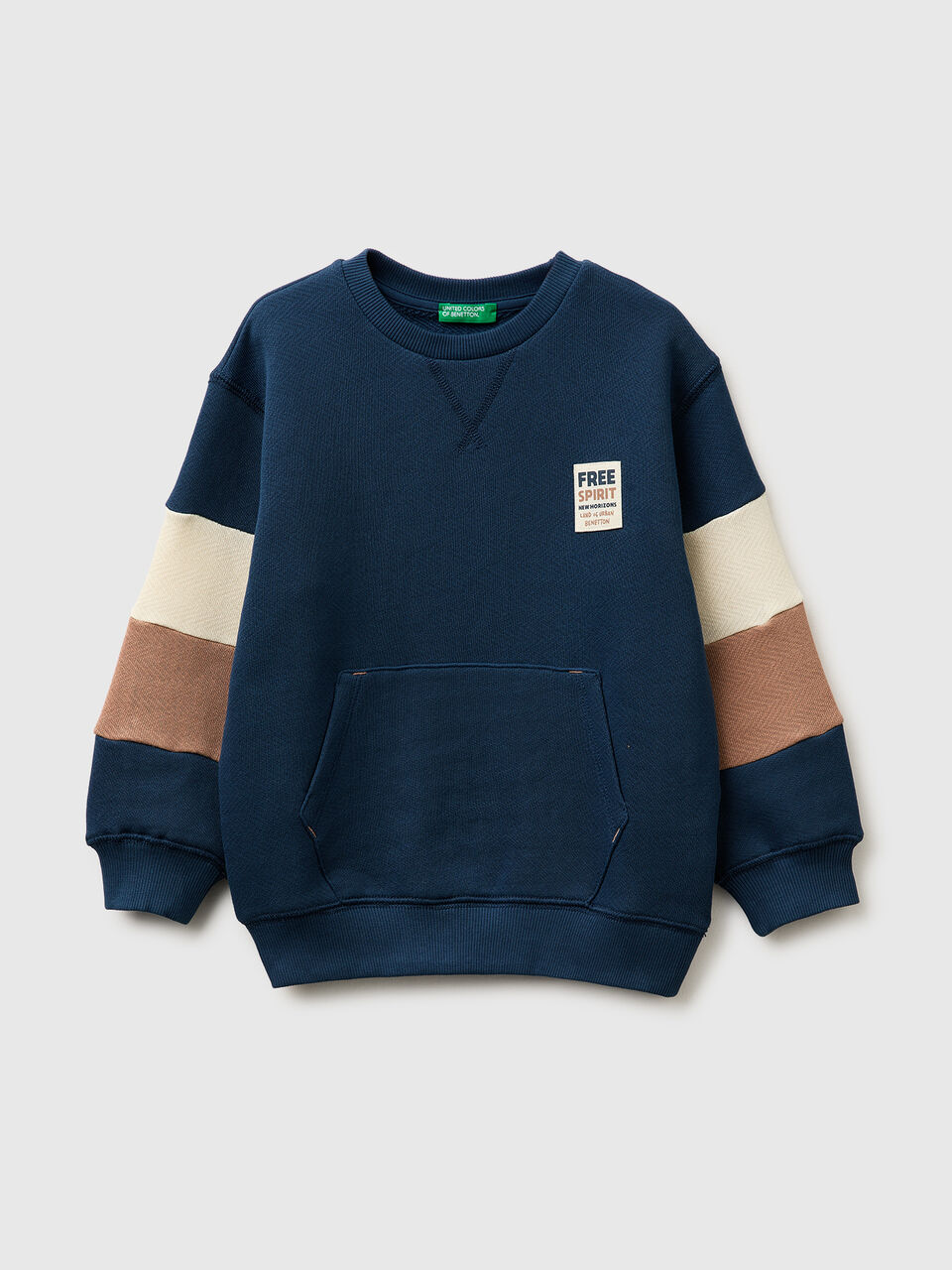 Closed color block sweatshirt