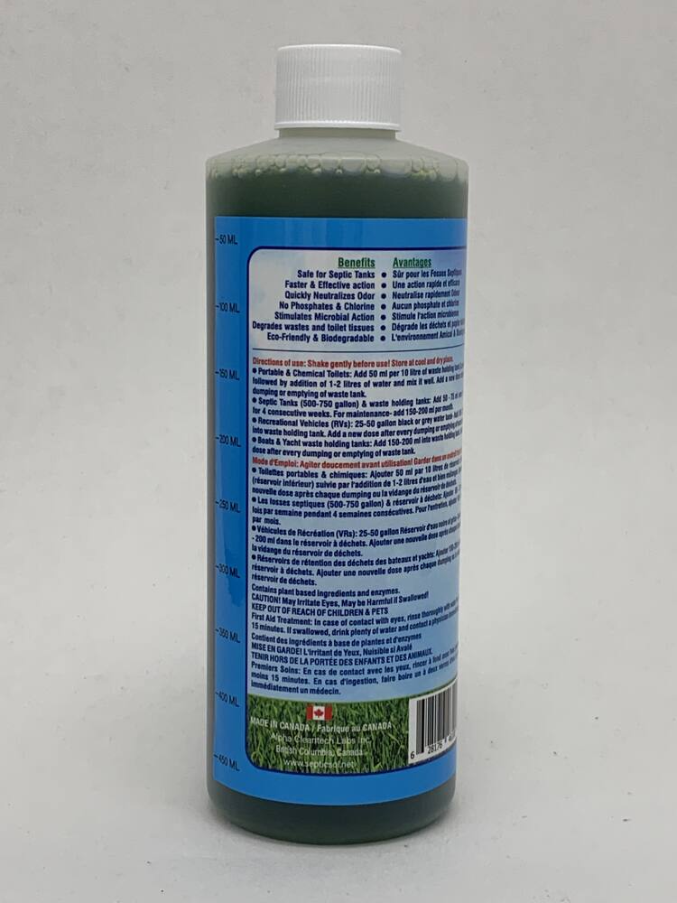 Alpha CleanTech Labs Concentrated Eco-Friendly Waste Degrader Solution