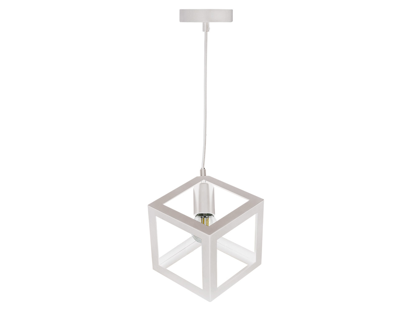 Lampa wisząca Sweden metalowa biała