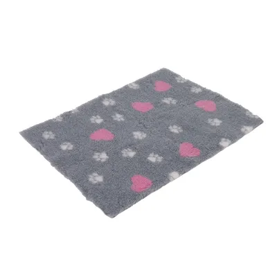 Vetbed® Isobed SL grey with hearts and paws