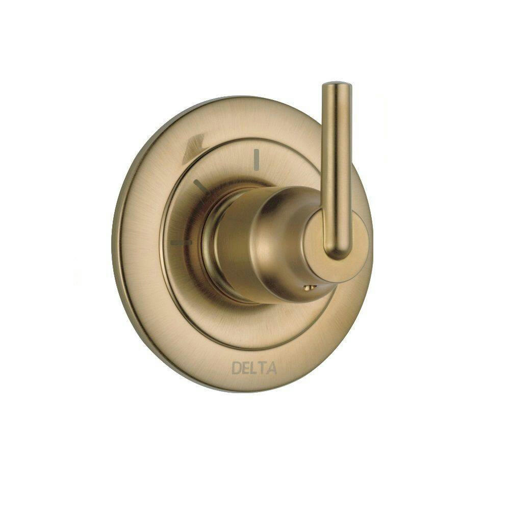 Delta 3-Setting 2-Port Diverter Trim, Champagne Bronze