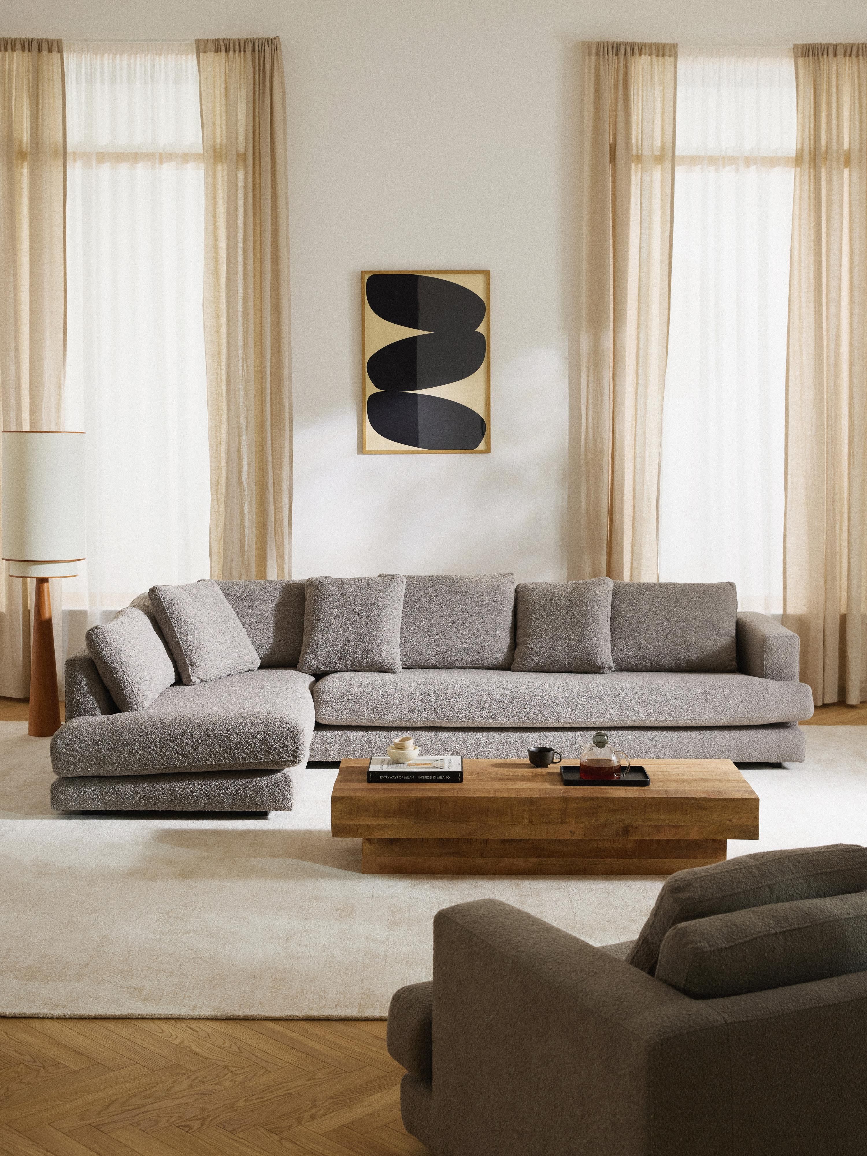 XL Bouclé-Ecksofa Tribeca