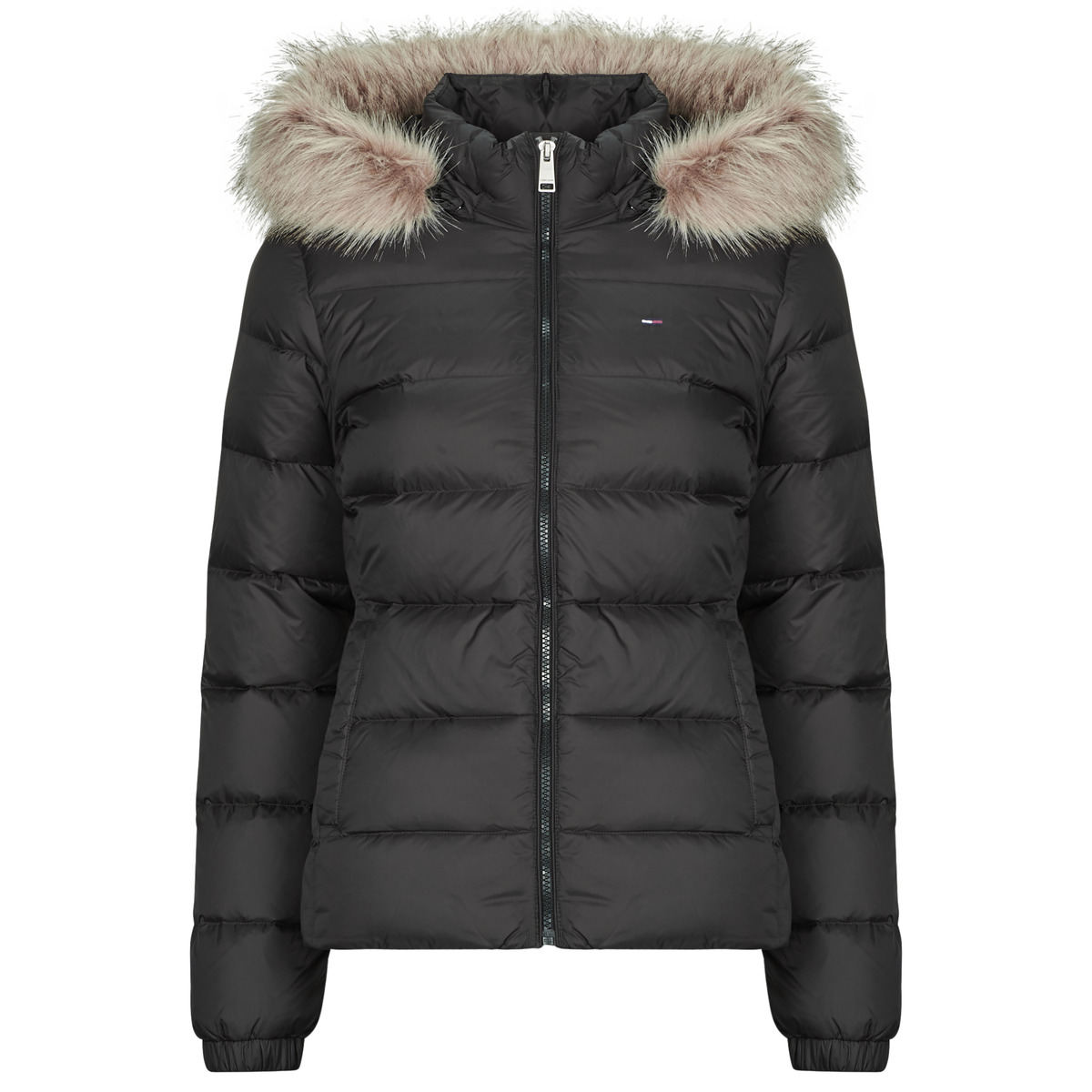 Tommy Jeans - TJW BASIC HOODED DOWN JACKET - Black