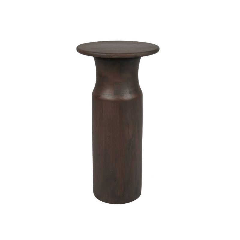 StarFurn Bijzettafel Mason - Rond Bruin Hout - 40x40x60cm
