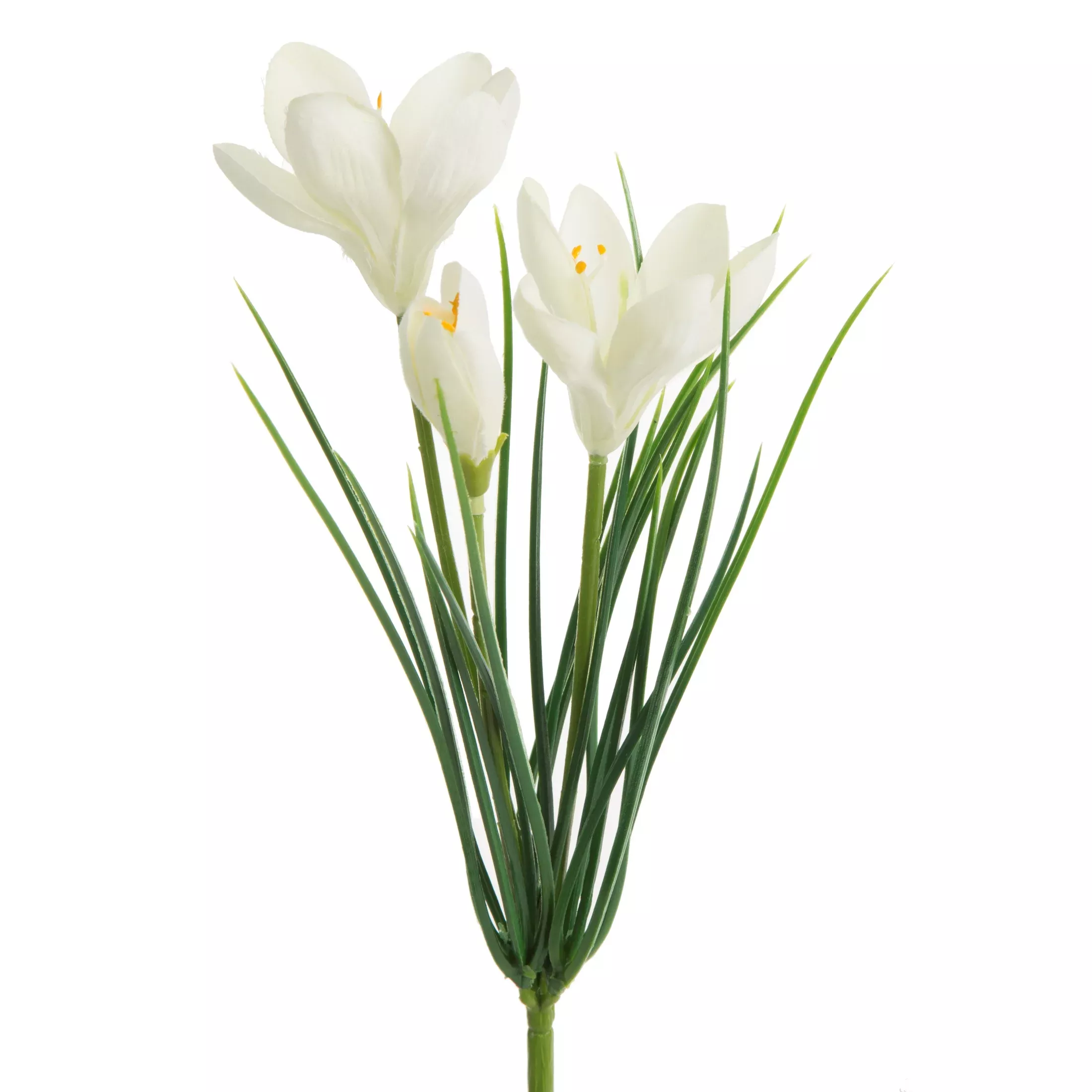 Kwiat sztuczny krokus kremowy 30 cm