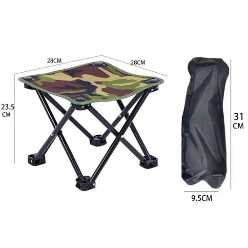 NNEOBA Foldable Camping Stool &ndash; Lightweight Portable Footstool