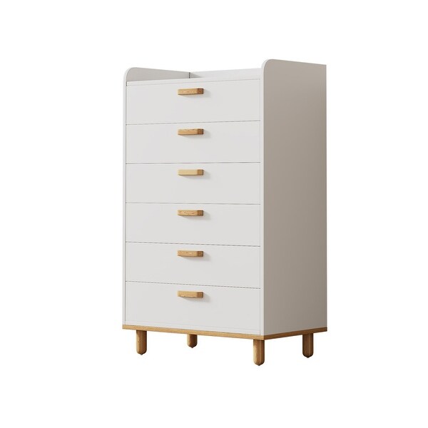 3 Pieces Full Size Bedroom Sets with Nightstand and 6-Drawer Chest