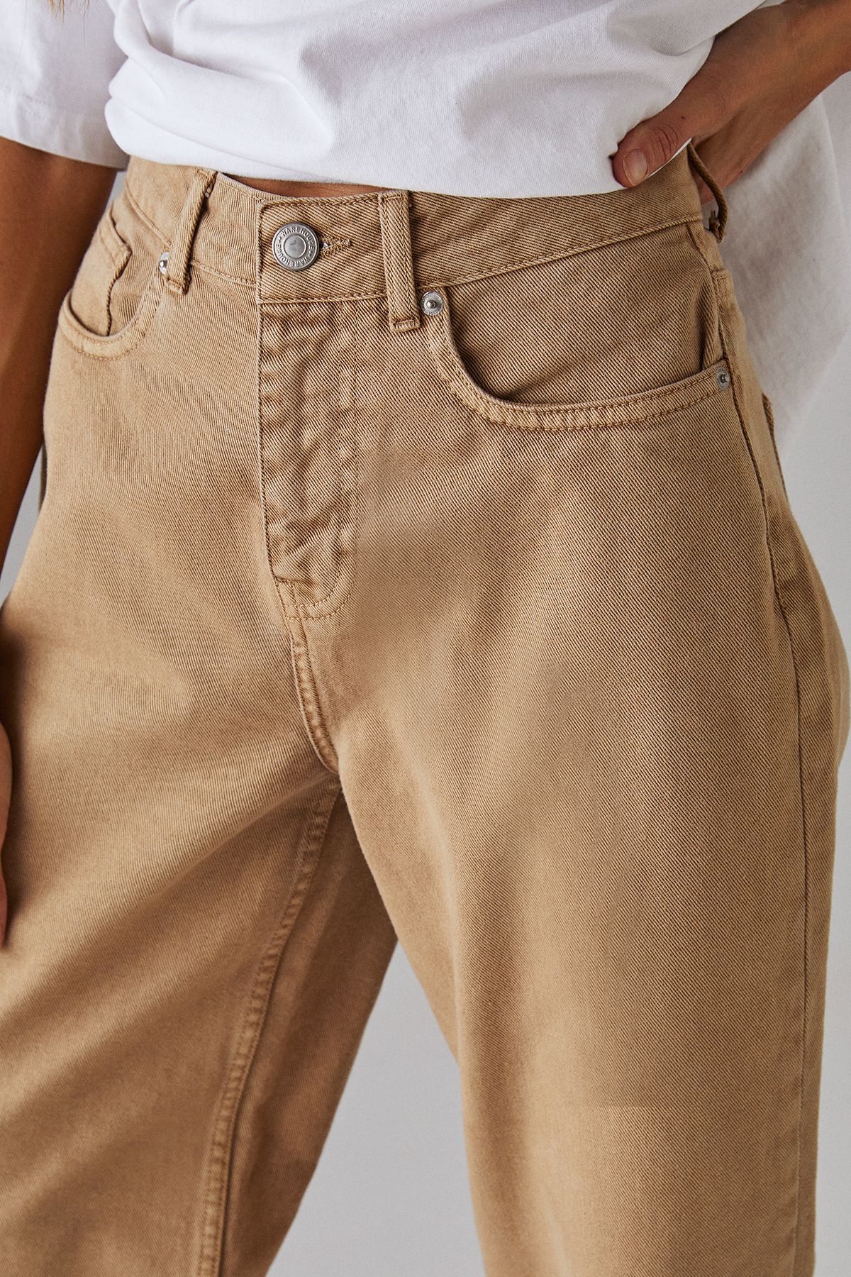 Warehouse Washed Low Rise Denim Boyfriend Jean