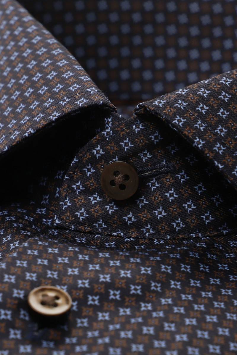 ETERNA 1863 Slim Fit Hemd marine, Bedruckt