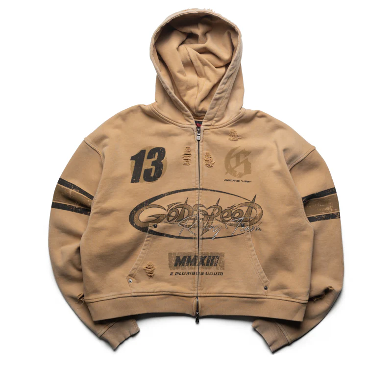 Godspeed New York Speedway Zip Hoodie - Sand