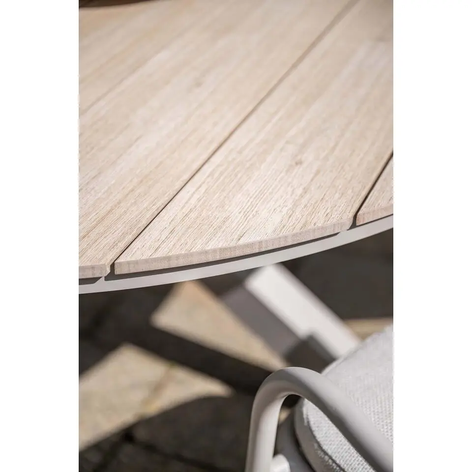 Garden Impressions Tulli tuintafel &Oslash;122 cm - light teak look