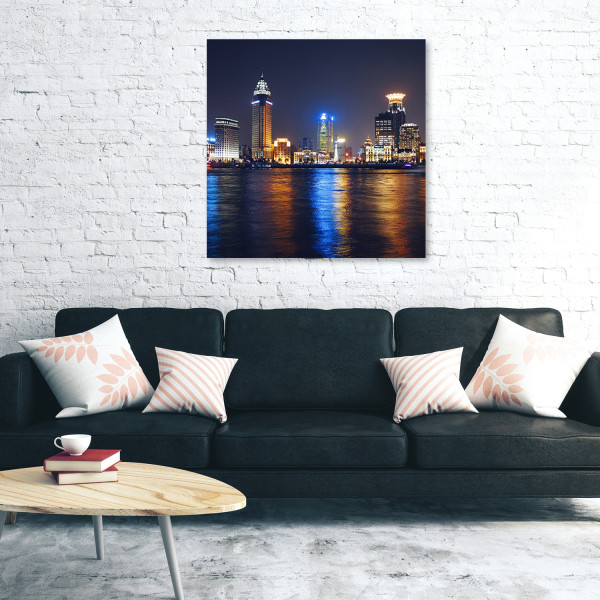 Feeby Obraz na płótnie Miasta i architektura - Niebieski