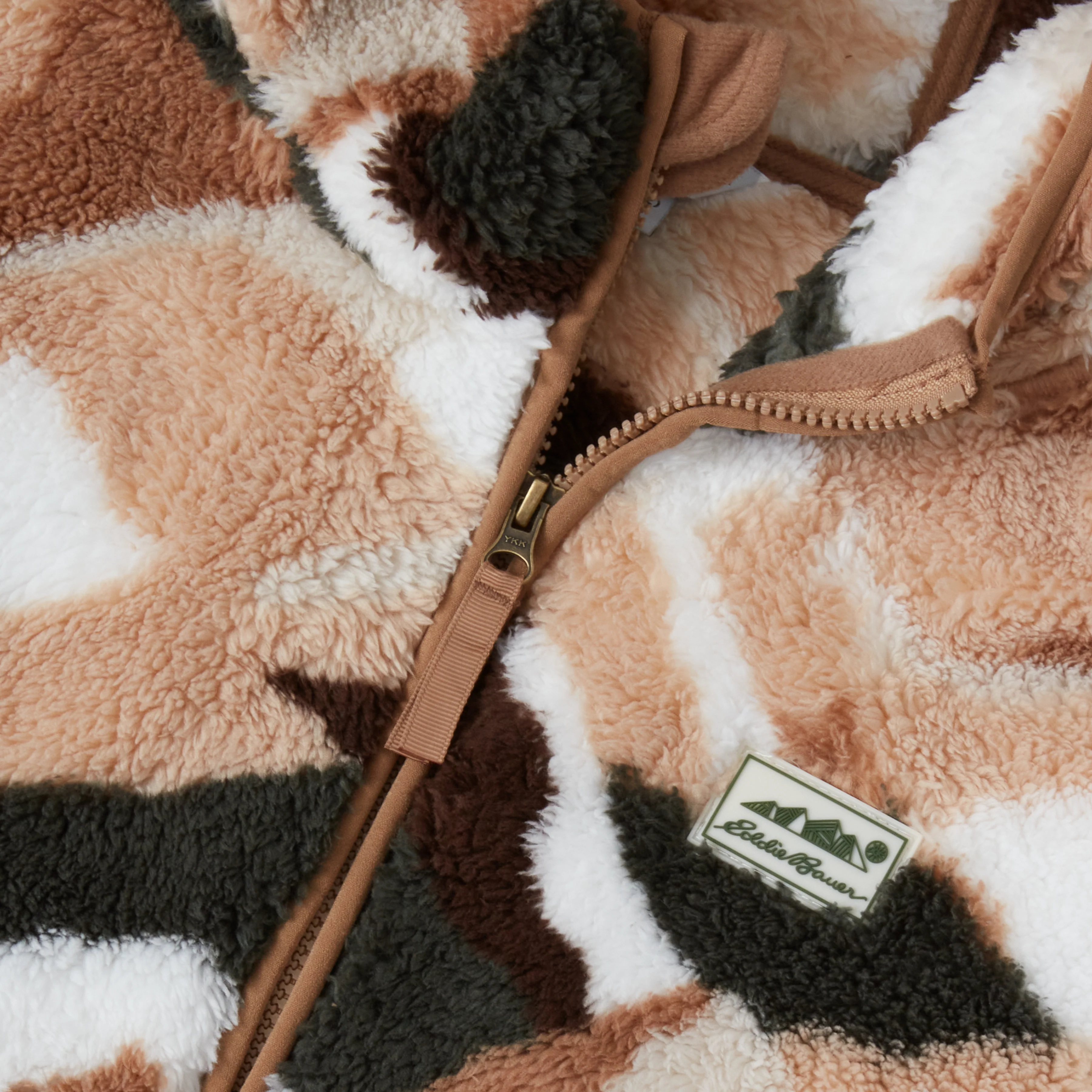 Kids' Hooded Quest Plush Fleece Jacket - Print