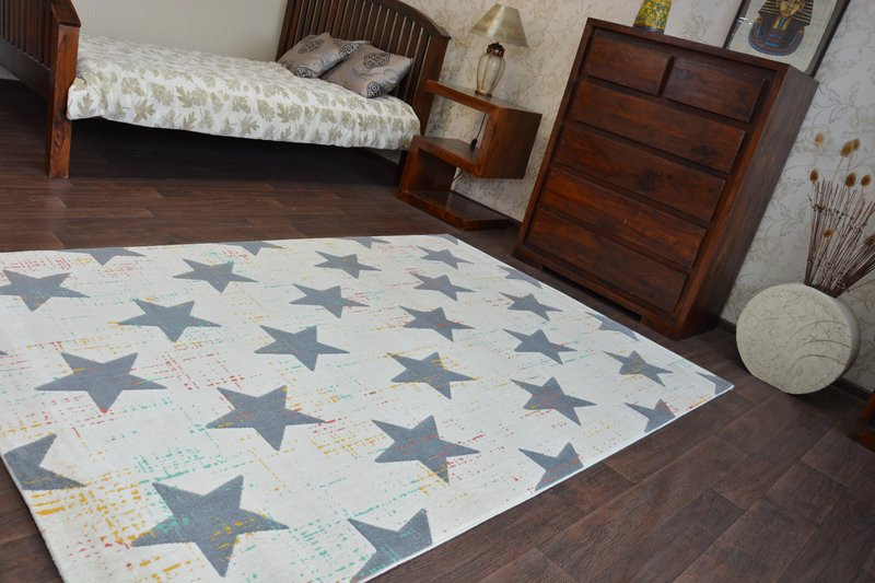 Dywan SCANDI 18209/063 - GWIAZDKI 140x200 cm